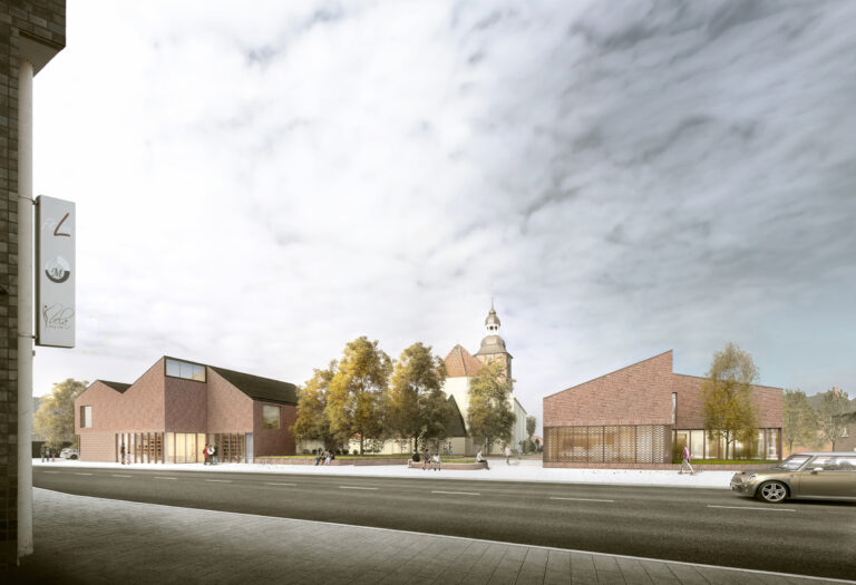 Neubebauung des Kirchenumfeldes St. Andreas Cloppenburg, 1.Preis